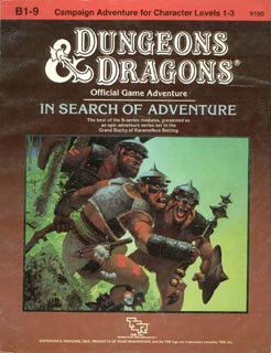 Cover For B1-9 In Search Of Adventure