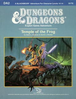 Cover For DA2 - Temple Of The Frog