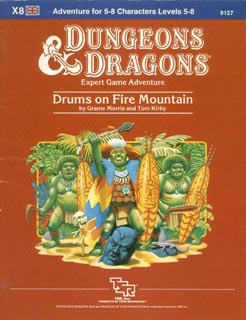 Cover For X8 - Drums On Fire Mountain